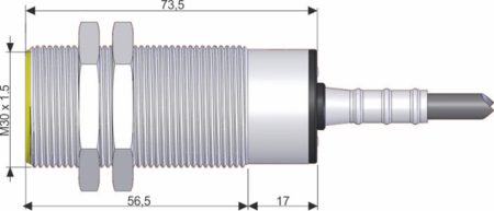Індуктивний датчик CRT30-D-R10-MF-N-LC3